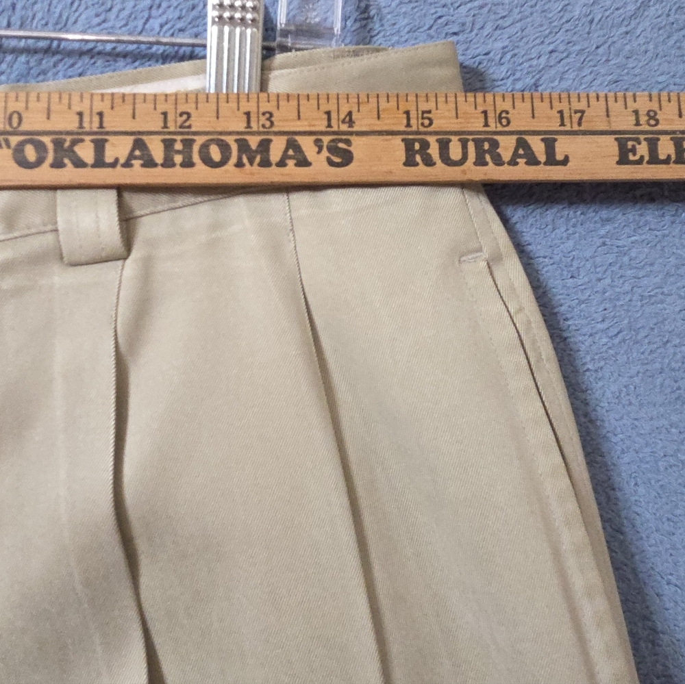Tommy Bahama Silk Dress Pants Men's 32x29 Pleated Cream Beige - Picture 4 of 9